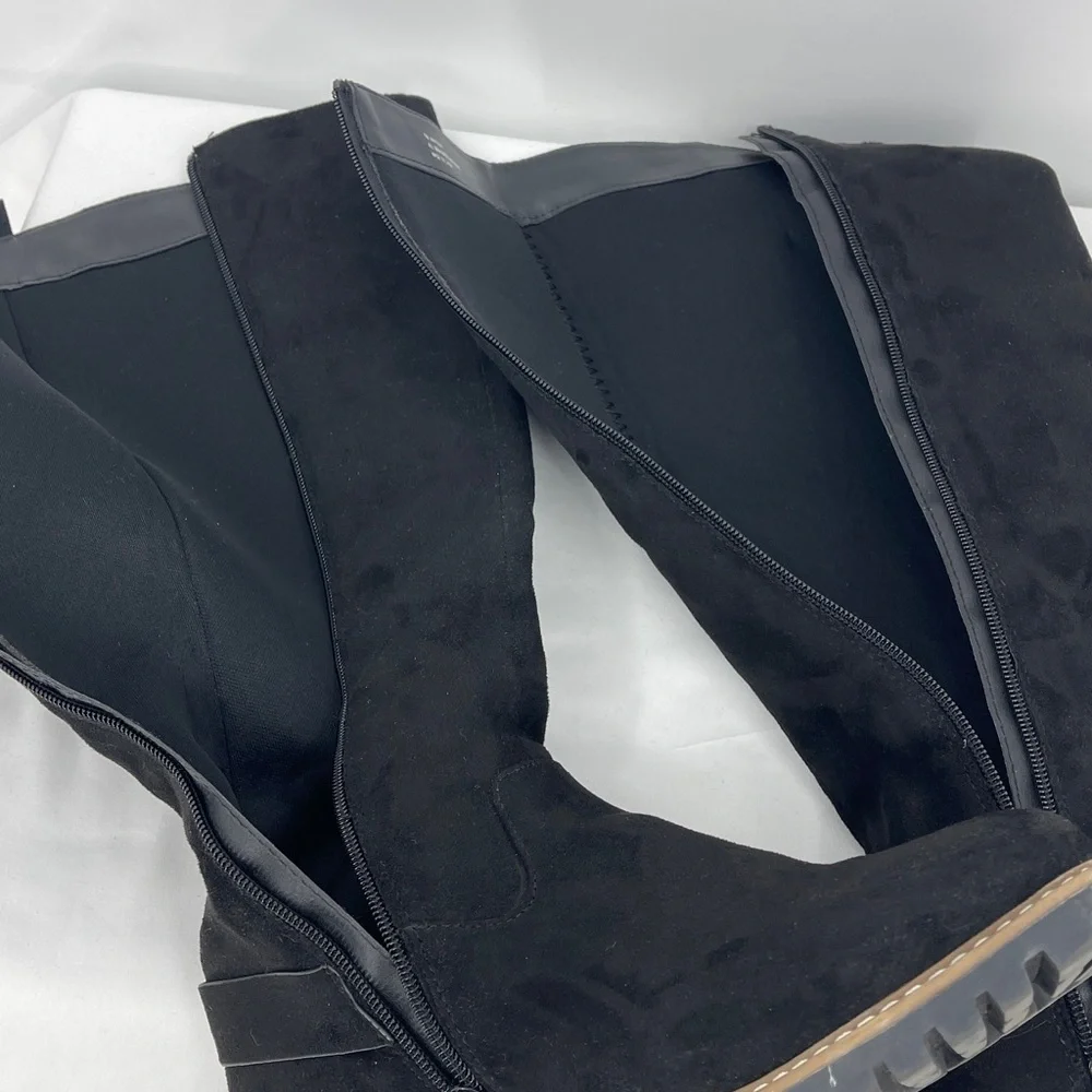 COMFORT EST 1946 Black Knee-High Women's Boots SIZE 7